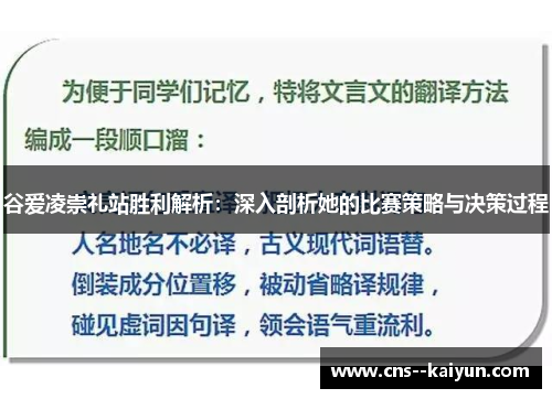 谷爱凌崇礼站胜利解析：深入剖析她的比赛策略与决策过程